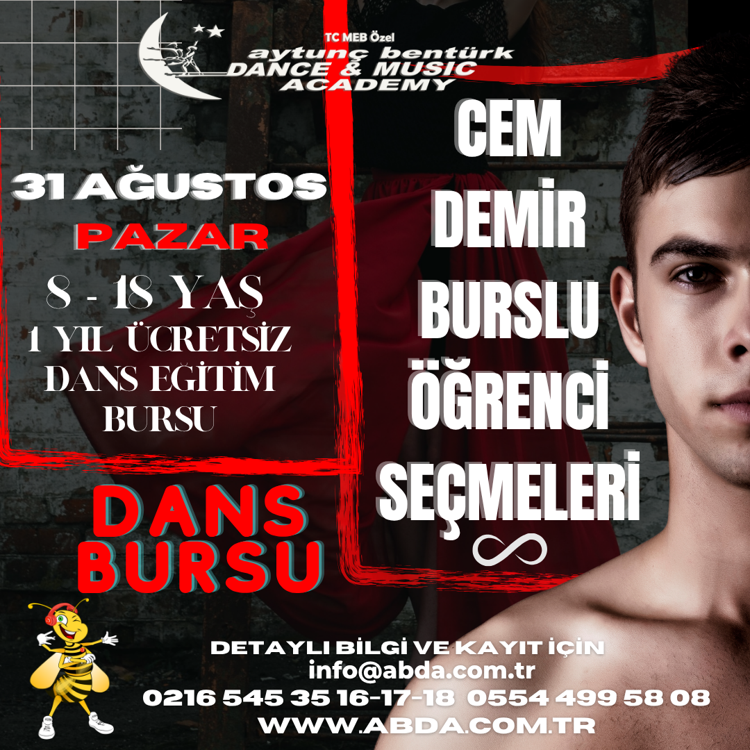 ABDA | 2025 CEM DEMİR DANS BURSU SEÇMELERİ